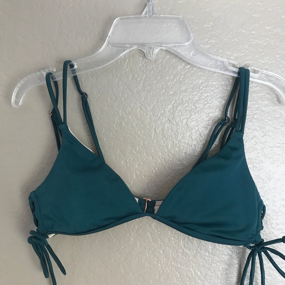 Emerald green bikini top